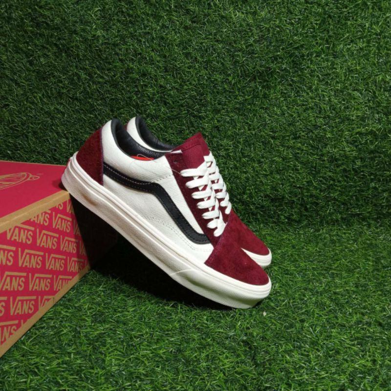 VANS OLD SKOOL RED DAHLIA