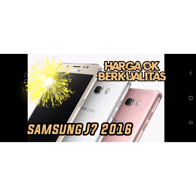Samsung J7 2016 second