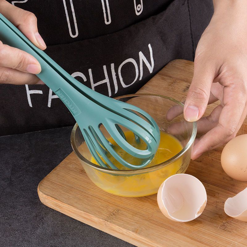 Penjepit makanan 2in1 dan pengocok telur mixer Pengocok Telur Pencapit Makanan/Whisk Egg Beater Best