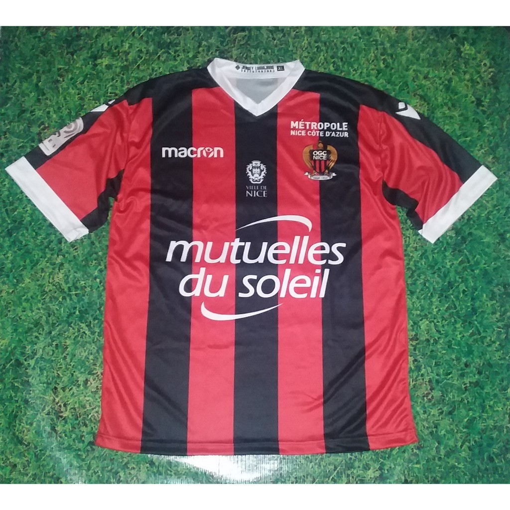 Jersey OGC Nice Home 2016 2017 Free Nameset Full Printing