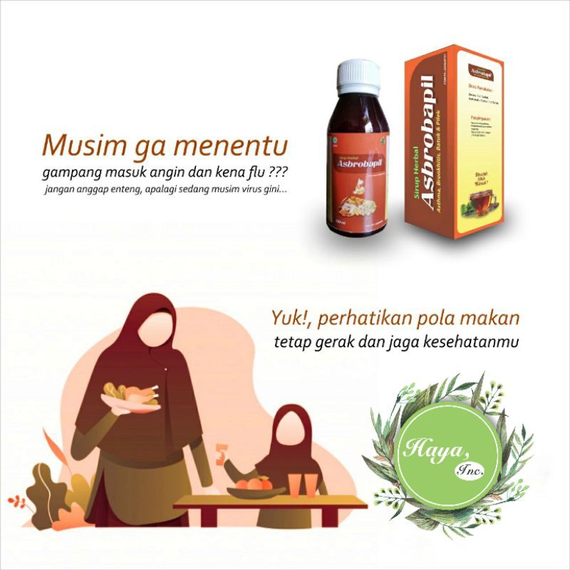 

Sirup Asprobapil Herbal untuk Daya Tahan Tubuh dari Covid semua Usia