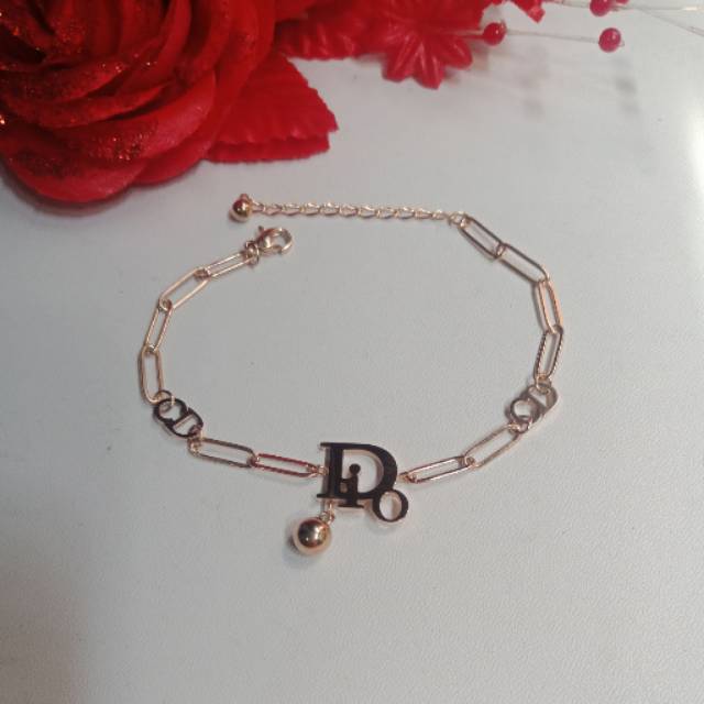 GELANG RANTAI DIOR TITANIUM RG