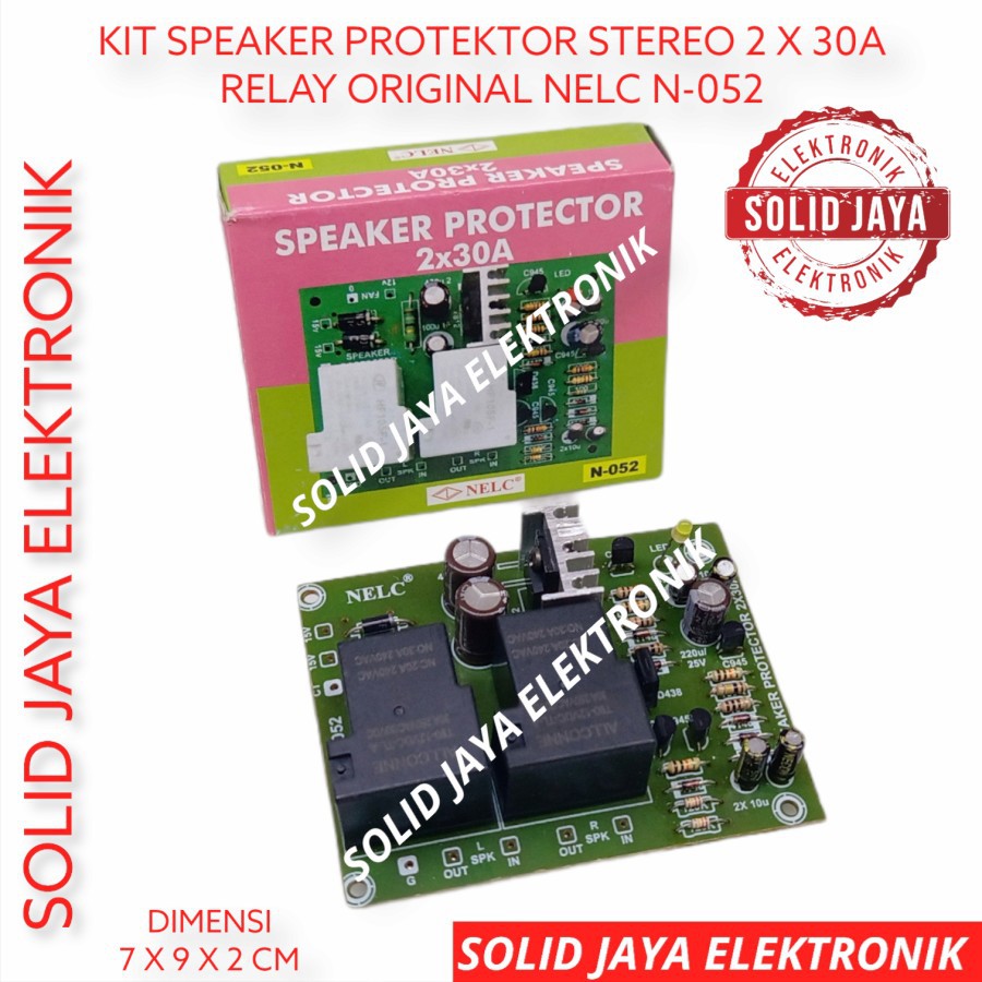 KIT PROTEKTOR SPEAKER 30A SPEAKER PROTECTOR POWER AUDIO AMPLIFIER 30 A RELAY AUDIO ASLI NELC N-052