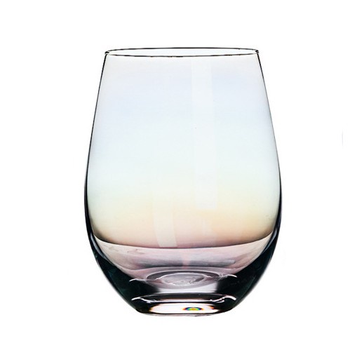 Gelas Cangkir Glass Crystal Wine Rainbow Goblet - XR1028 - Multi Color