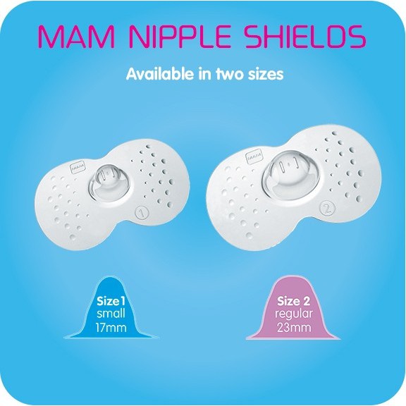 MAM 2 Nipple Shields / Pelindung Puting