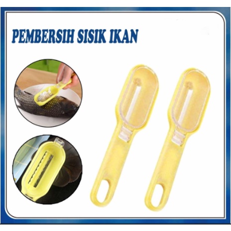 ALAT PEMBERSIH SISIK IKAN / SCALE PENGUPAS SISIK KULIT IKAN FISH PEELER