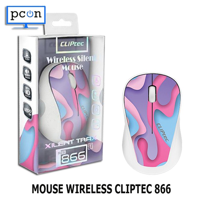 Mouse Wireless CLIPtec RZS866T Xilent Trax 1200 Dpi