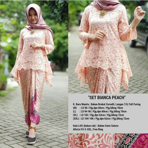 Set Kebaya Brukat Bianca Kebaya Modern Kebaya Pesta