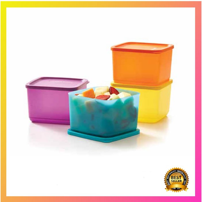 Toples Tupperware Original - Toples Makanan Medium Summer (2pc