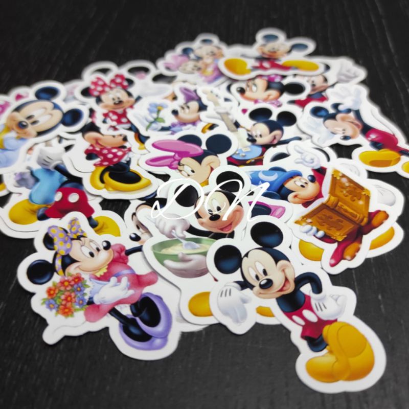 

Stiker kertas karakter mickey mini mouse disney 21pcs sticker accesoris disney