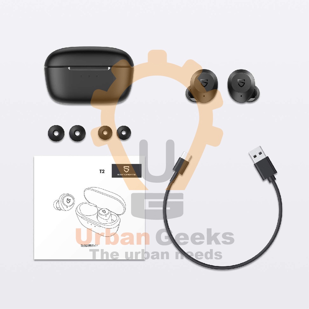 Hybrid Active Noise Cancelling Wireless Earbuds SoundPEATS T2