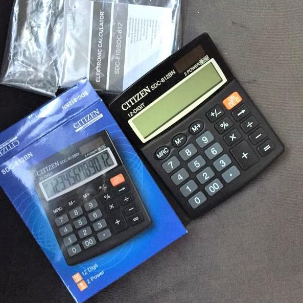

Ready.Stock⭐ RBK.HT Kalkulator Citizen 812 12 Digit Citizen SDC-812BN murah kalkulator bakul murah c