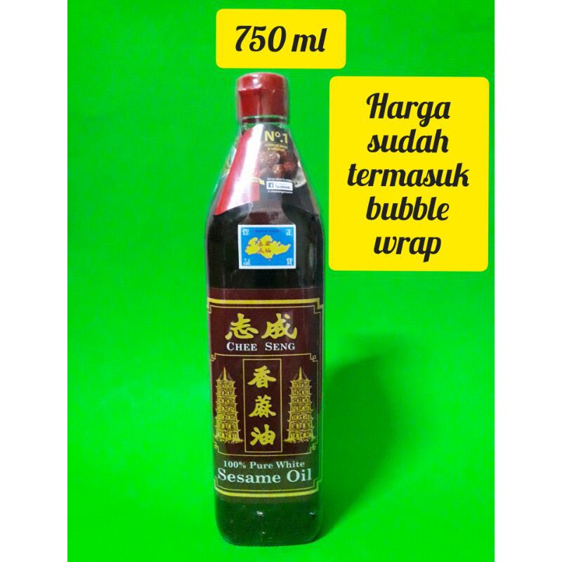 

Minyak Wijen Chee Seng ( Wijen Pagoda ) 750 ml
