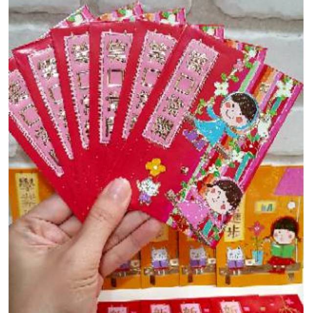 Angpao Imlek Murah Kartun Jepang Ampao Grosir Tahun Baru Imlek Angpao Lusinan Chibi Maruko Chan