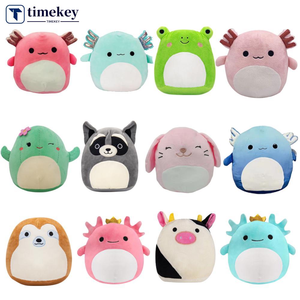 Timekey Mainan Boneka Stuffed Plush Sapi Axolotl Hijaupink 20cm Untuk Dekorasi Kamar Anak B1T4