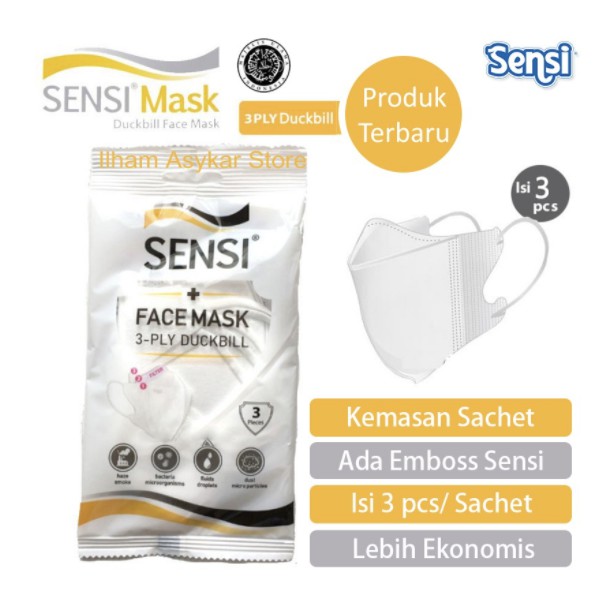 Sensi Facemask Duckbill sachet/3pcs