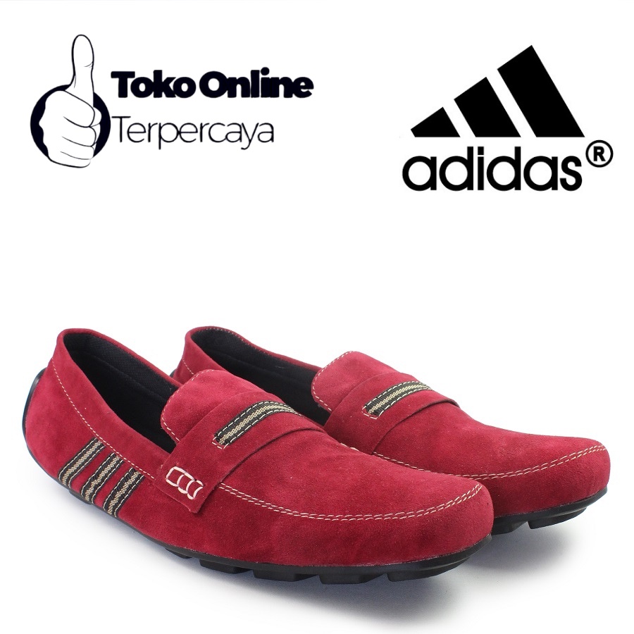 BIG SALE Sepatu Selop Pria Adidas Uno Moccasin Slip on Kasual Trendy Santai Pesta