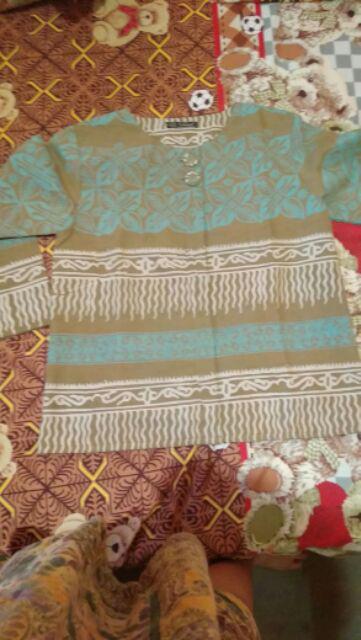 Atasan Batik Wanita S M L Xl
