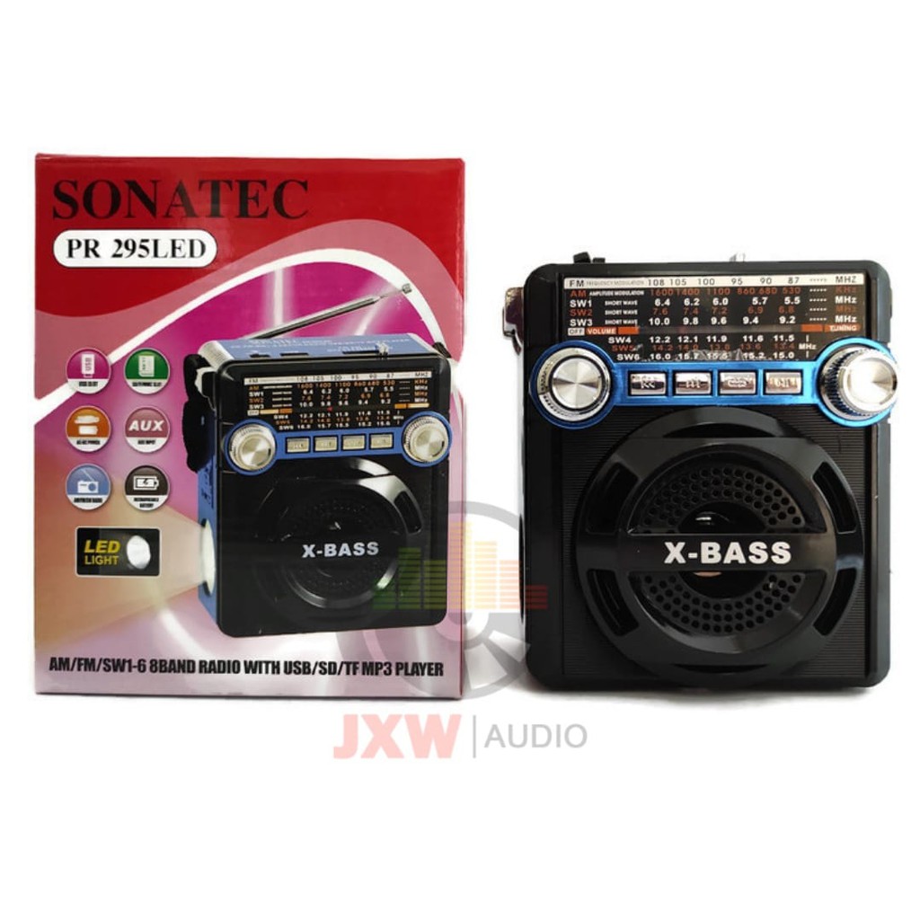 RADIO AM / FM 8 BAND USB MP3 PLAYER SENTER SONATEC PR 295 / PR-295 / PR295