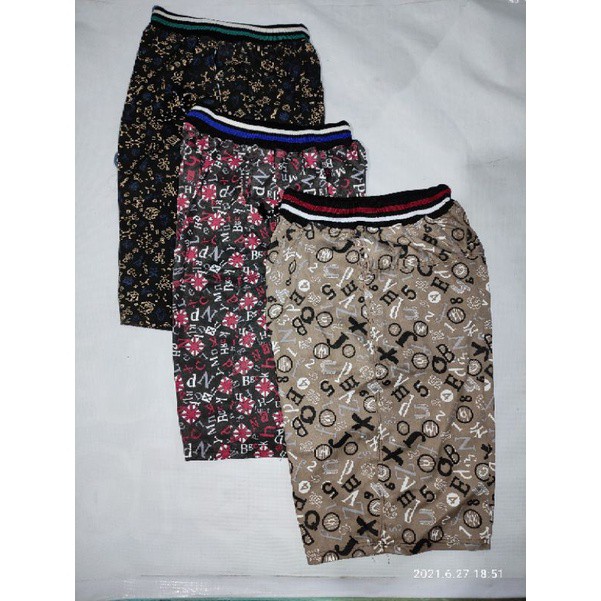 celana chinos pendek surfing motif bahan adem