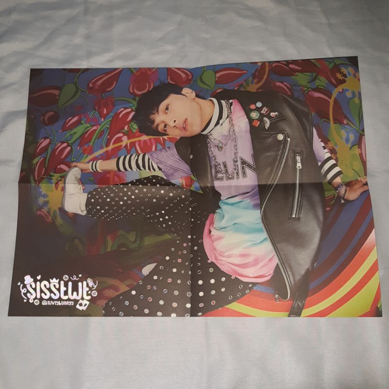 Folded Poster Hot Sauce Crazy Chilling Mark Jaemin