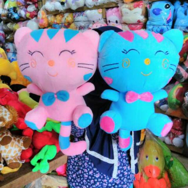BONEKA KUCING LUCU KOREA ukuran XL / KUCING CANTIK / Boneka Anak Kucing