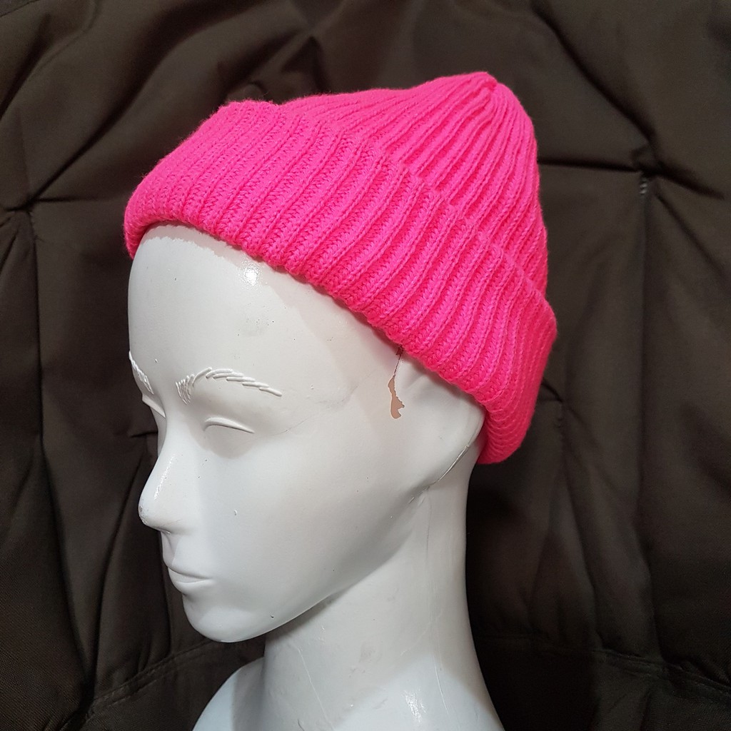 Kupluk short beanie Kaos polos all size dewasa pendek Bea-Short