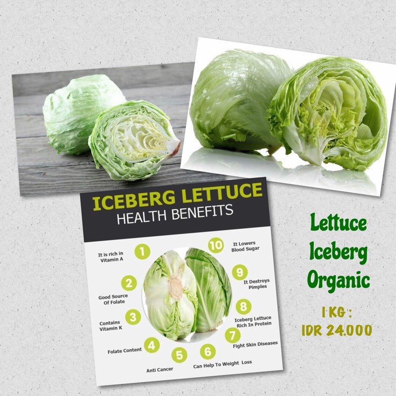 

Lettuce Iceberg Organic