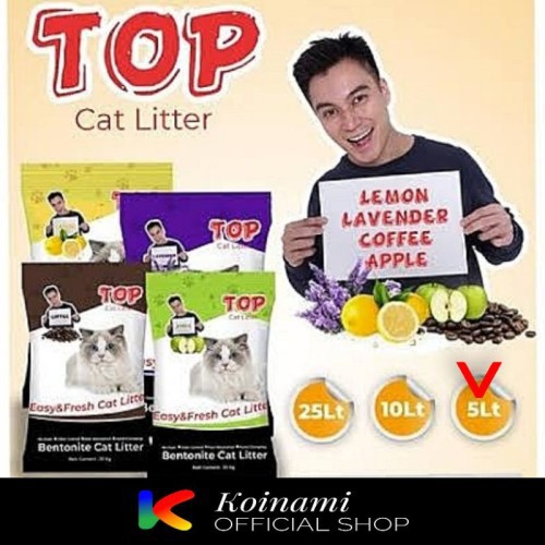 PASIR WANGI KUCING 5 LITER / CAT LITTER SAND / PASIR TOP