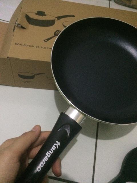 Kangoro Pan Set Of 5 Anti Lengket Free Bubble / Fry Pan Anti Lengket