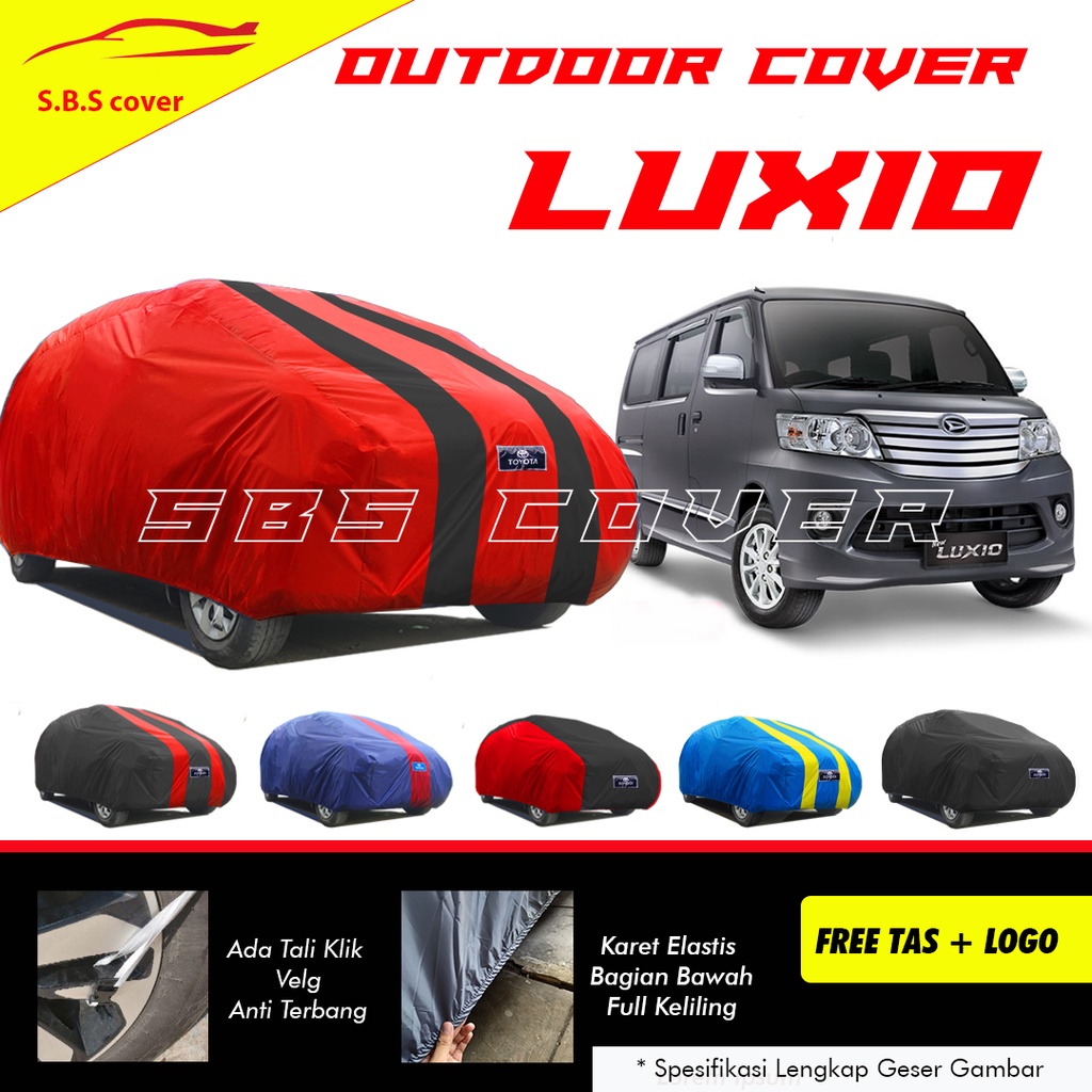 PREMIUM Body Cover Mobil Luxio Sarung Mobil Luxio/apv/apv arena/apv luxury/grand max/grandmax/grand max minibus/grand livina/grand vitara/grand livina xv/grand livina xr/all new livina/new livina/livina/avanza/futura/futura jumbo