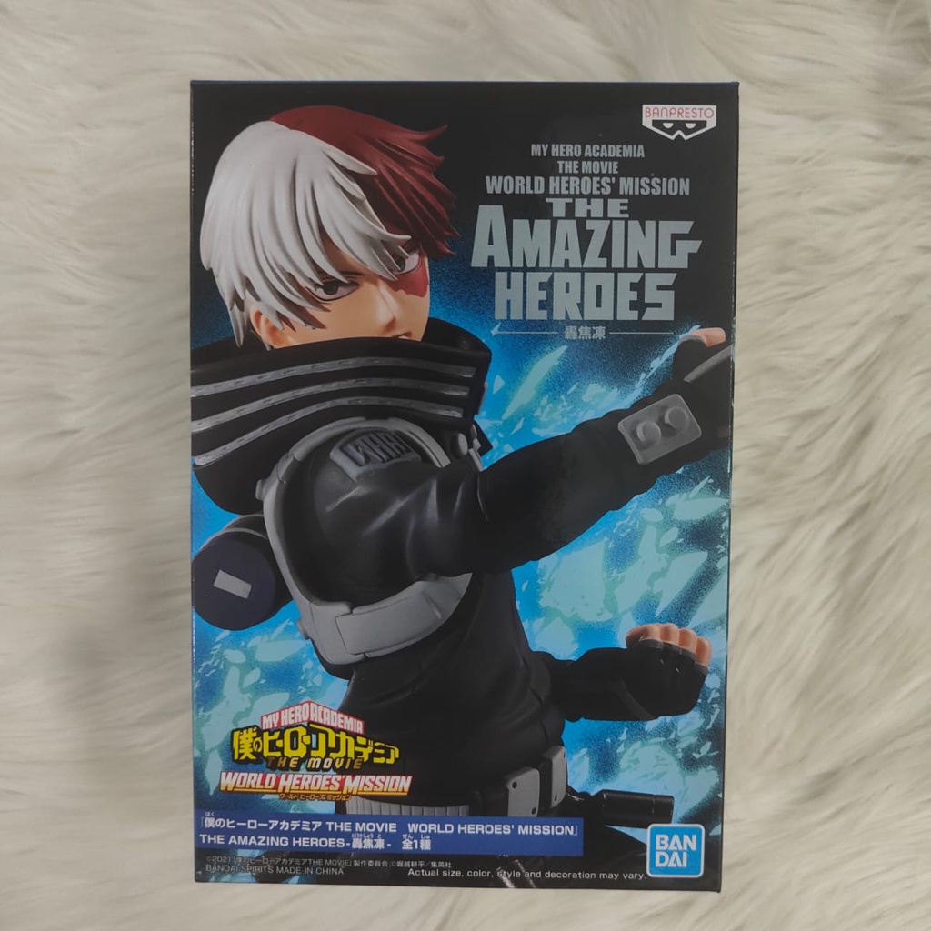 BANPRESTO MY HERO ACADEMIA: WORLD HEROES’ MISSION SHOTO TODOROKI FIGURE