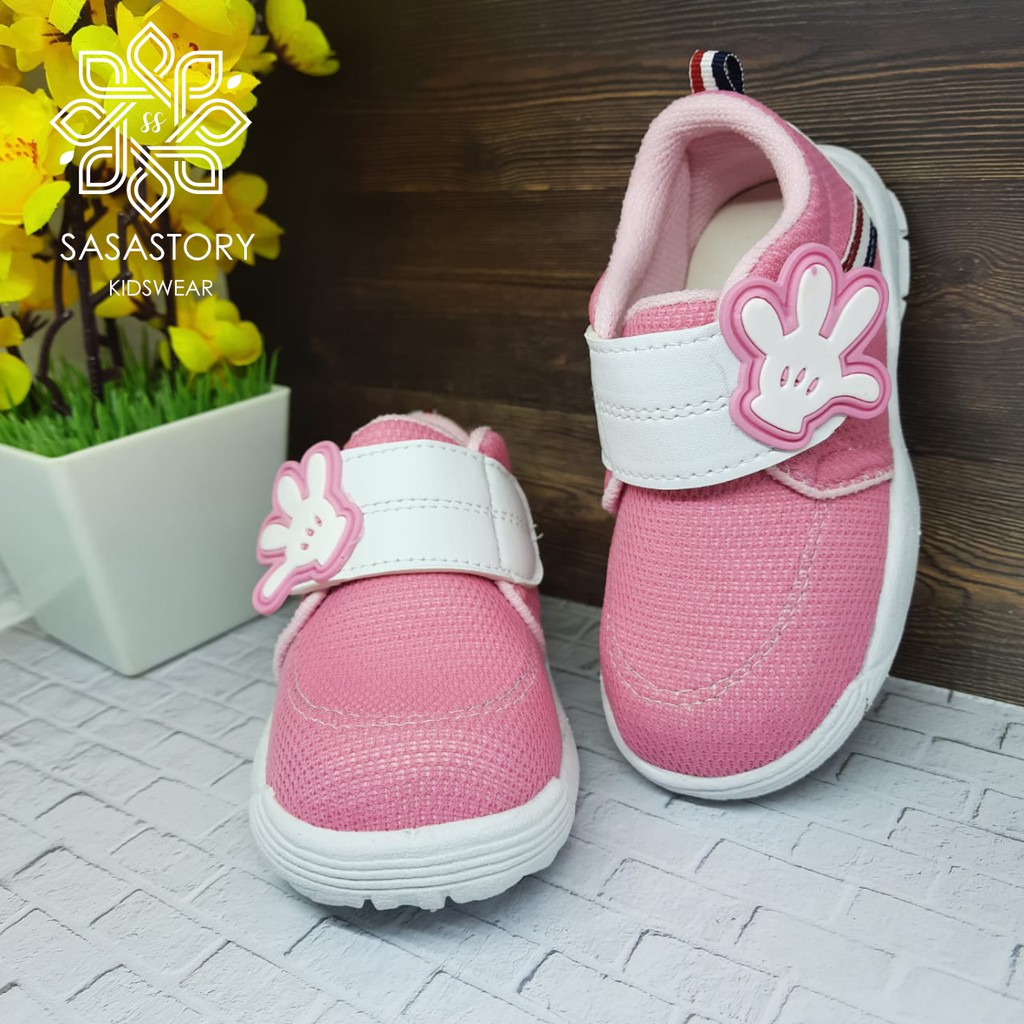 Sasatory Sepatu Anak Perempuan 1 2 3 Tahun Sepatu Sneaker Anak Perempuan Sepatu Sport Anak Sepatu Sport Anak Perempuan FA03