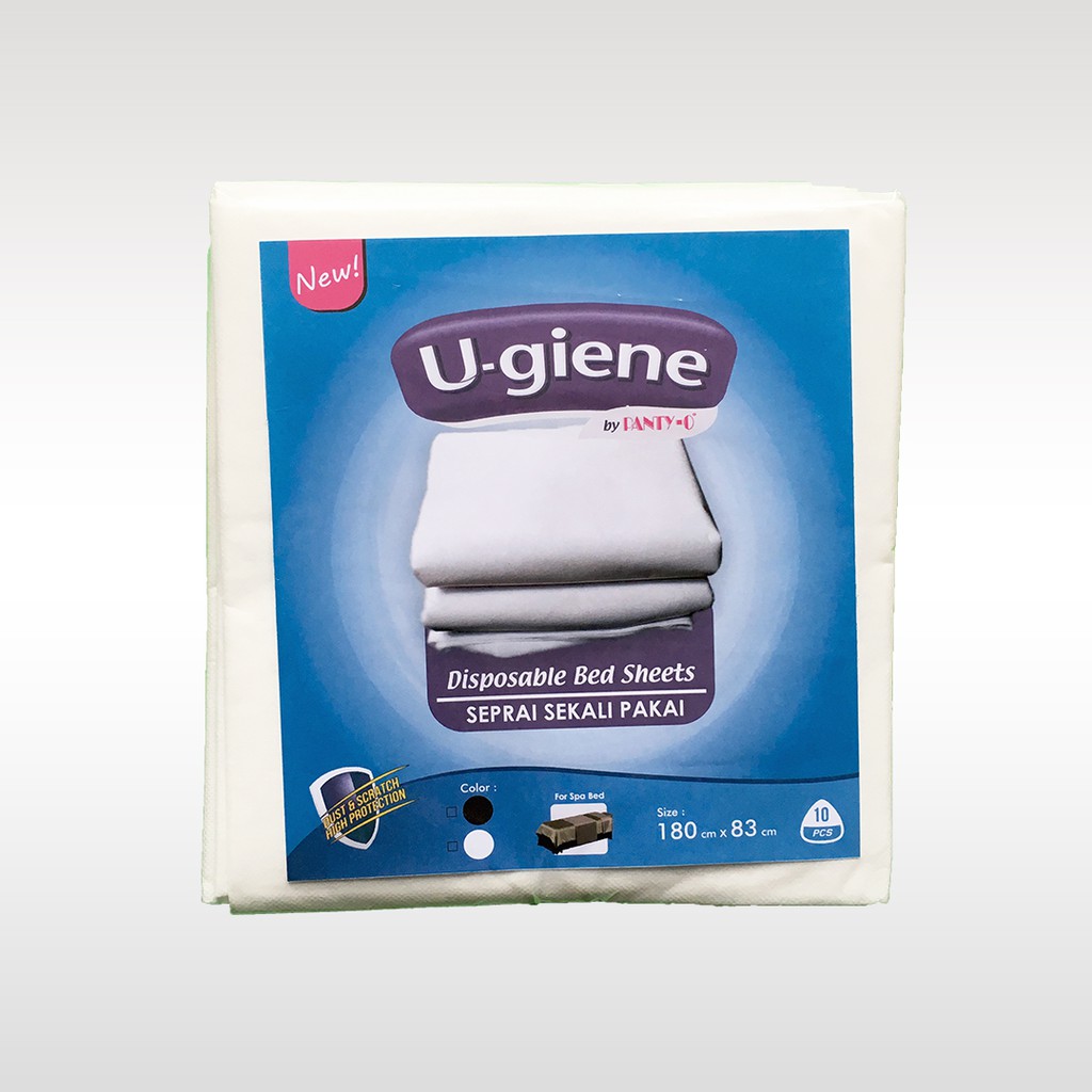 

Ugiene/Seprai Sekali Pakai/Disposable Bed Sheets/Seprai/Seprai Single - 10 Pcs