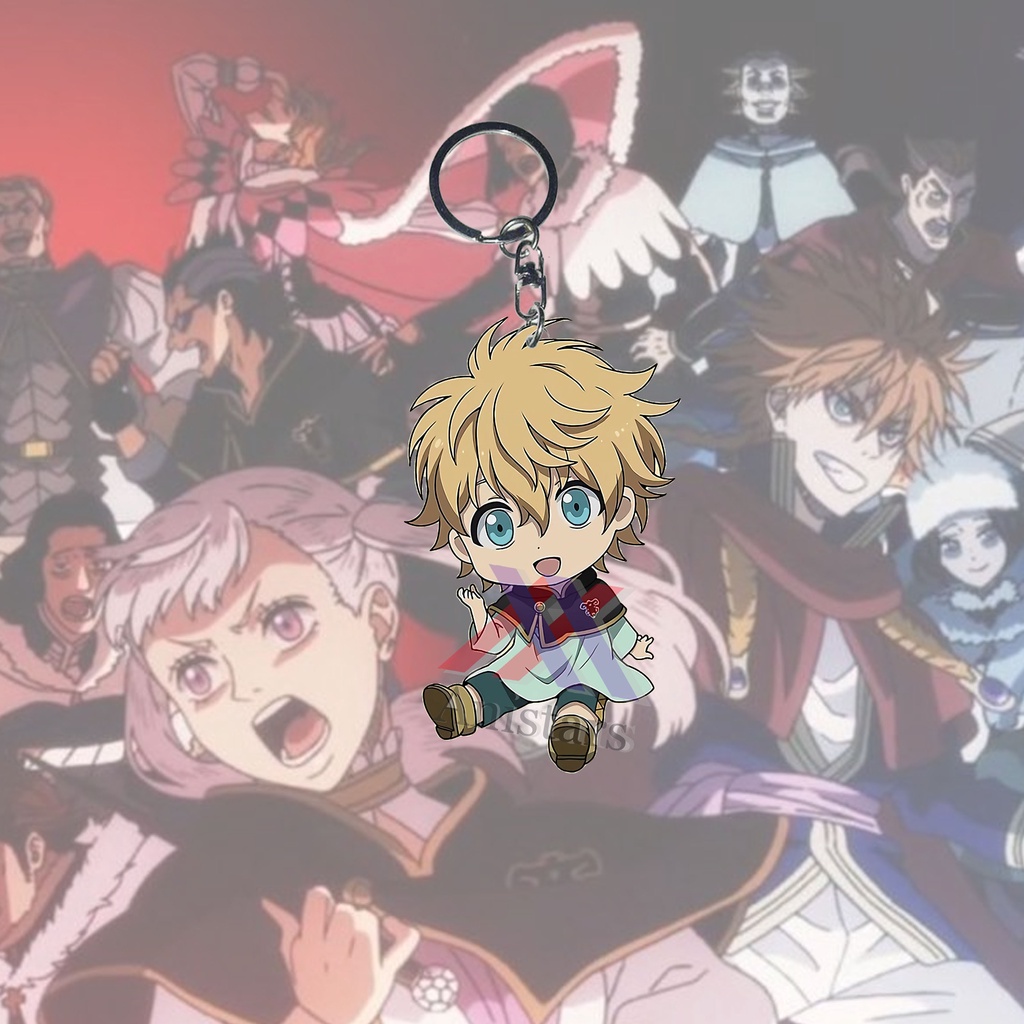 Gantungan Kunci Black Clover Luck - Key Chain - Souvenir - Anime - Ganci - Ganci Anime