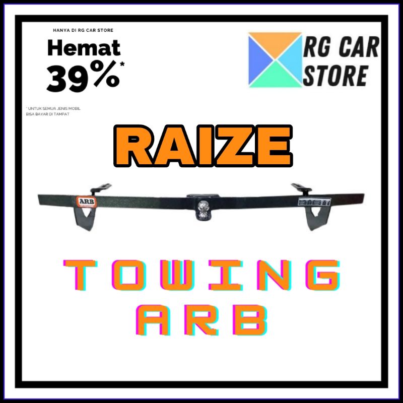 TOWING BAR RAIZE ORIGINAL/BUMPER BELAKANG RAIZE ORIGINAL BERKUALITAS