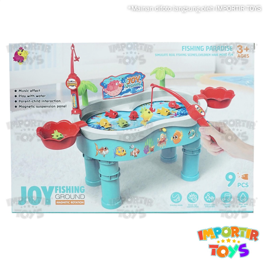 Mainan PINGUIN NAIK TANGGA &amp; MAINAN MANCING 2 in 1 (IMPORTIR TOYS QUALITY)