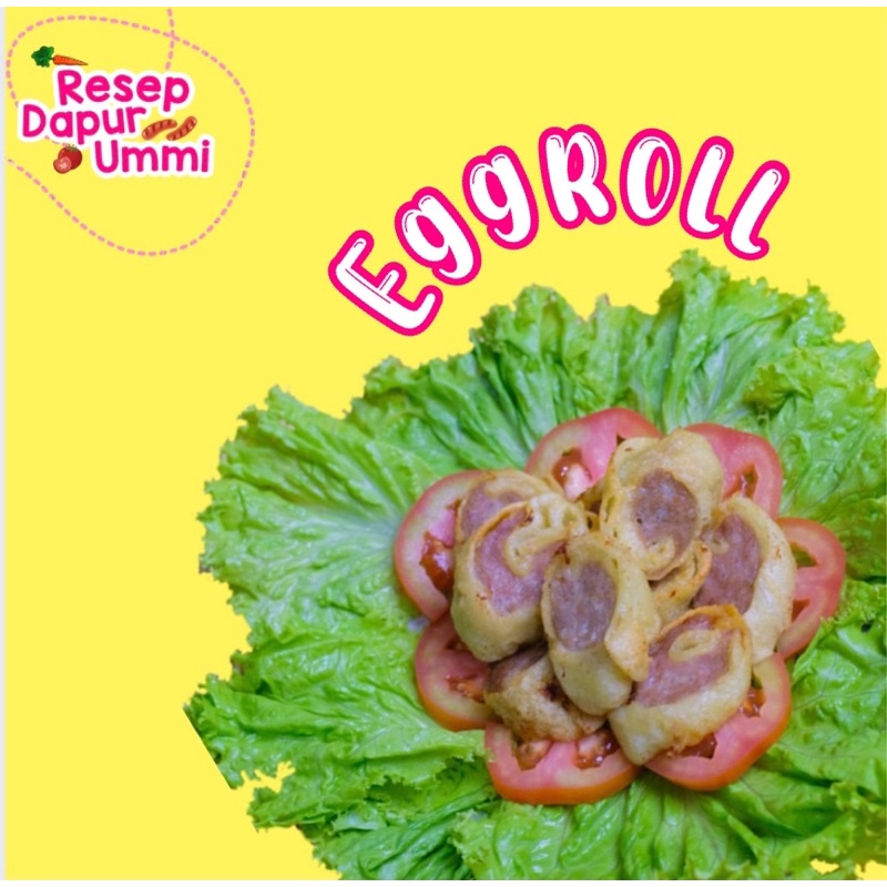 

EGGROLL CHICKEN / EGG CHICKEN ROLL Non MSG frozen food homemade Resep Dapur Ummi