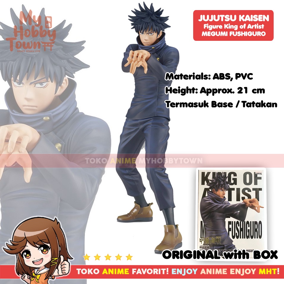 Figure Anime Original Jujutsu Kaisen KOA Megumi Fushiguro King Of Artist Banpresto