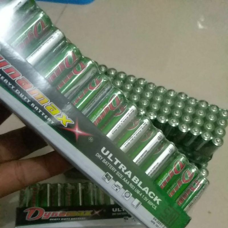 grosir  isi 60 pcs BTRE AAA/A3 DYNAMAX heavy duty battery