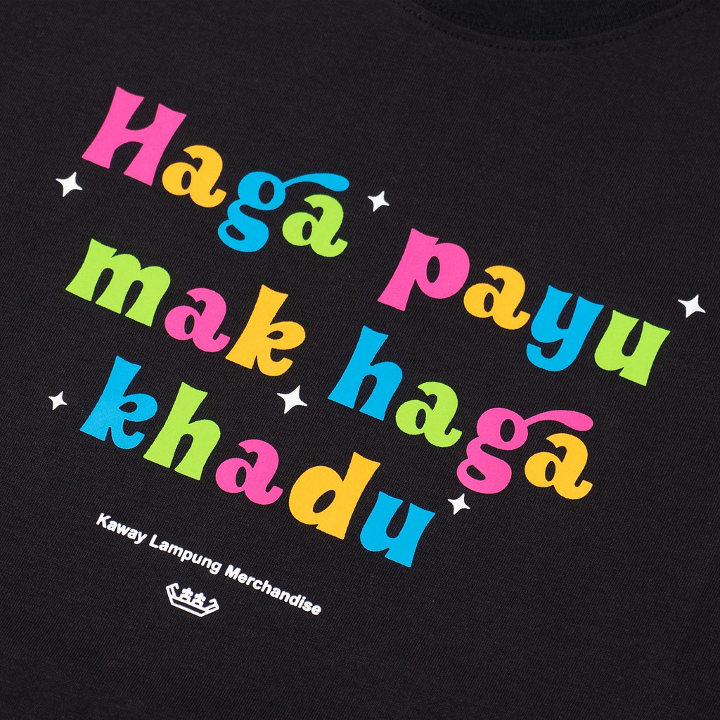 Kaway T-shirt Kaos HAGA PAYU Black