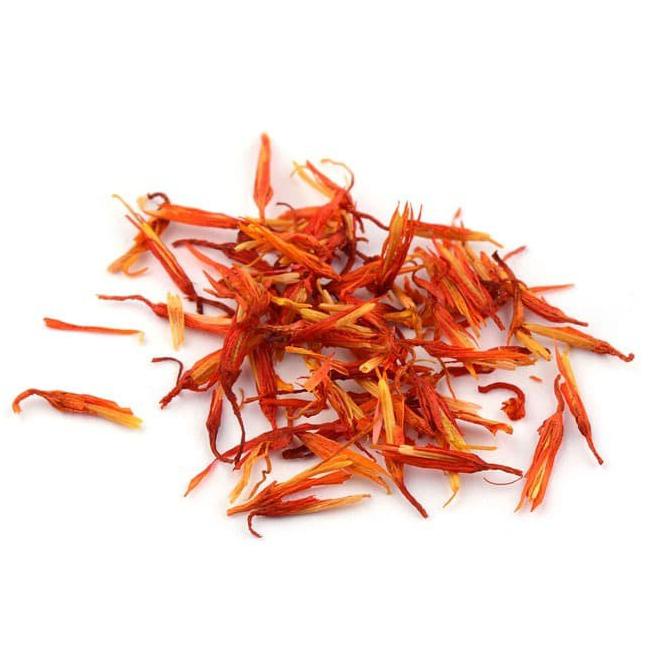 

[[BISA COD]] 500gr Safflower Tea Carthamus tinctorius Dried Loose petals TERBARU Kode 566