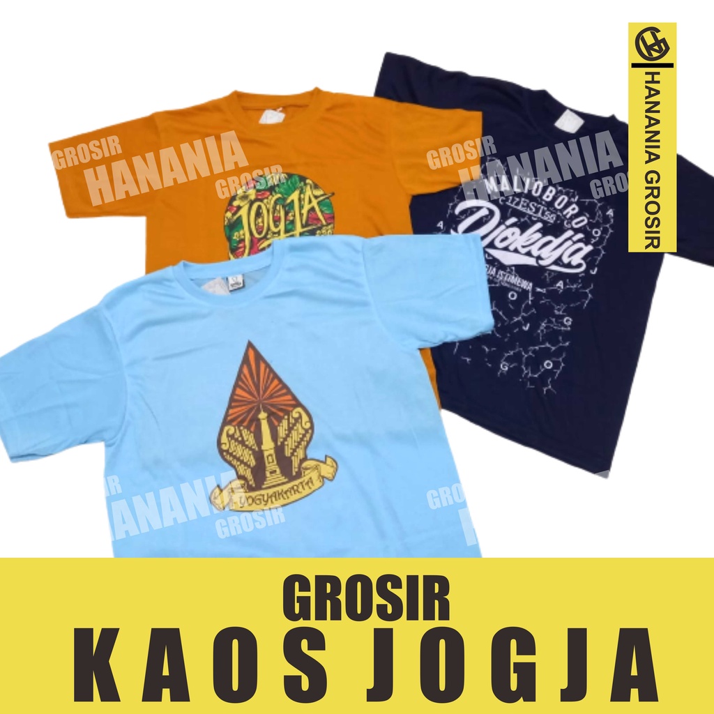 Kaos MOTIF jogja cocok untuk oleh oleh