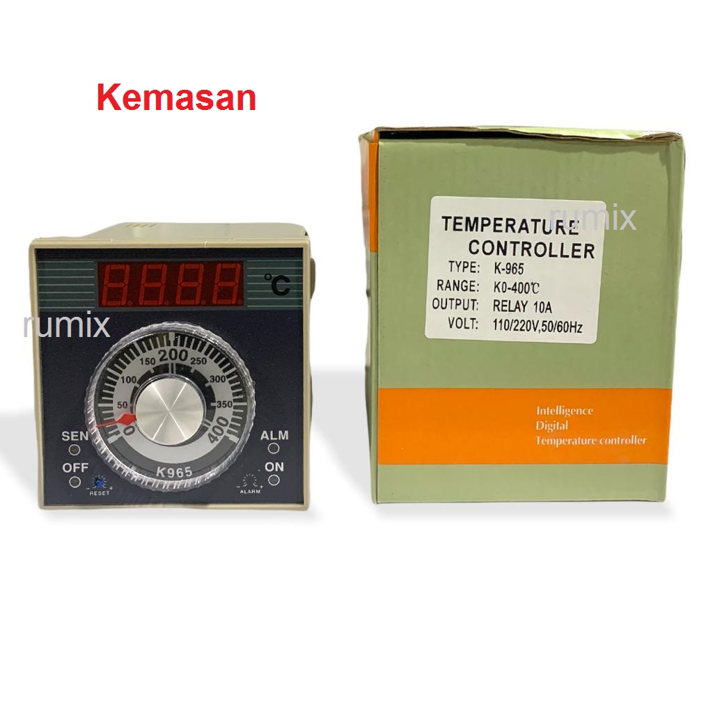 Modul Digital Oven Deck Temperature Temperatur Suhu Controller Control K965 220V AC 220VAC Thermostat Termostat K-965