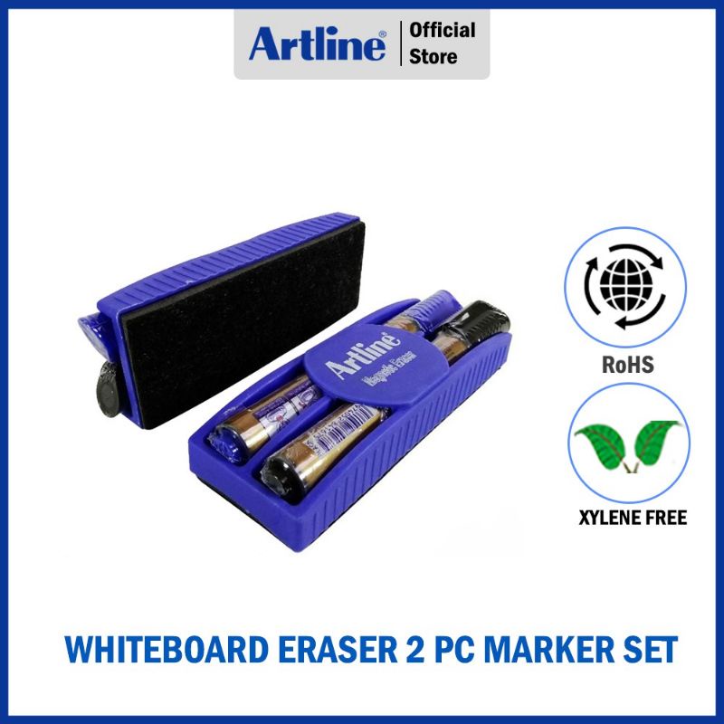 

1 SET ARTLINE ERS-MM ( 1 Eraser Penghapus Whiteboard + 2 W/B Marker )
