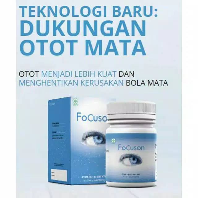 OBAT FOCUSON ORIGINAL OBAT MATA HERBAL BPOM ASLI