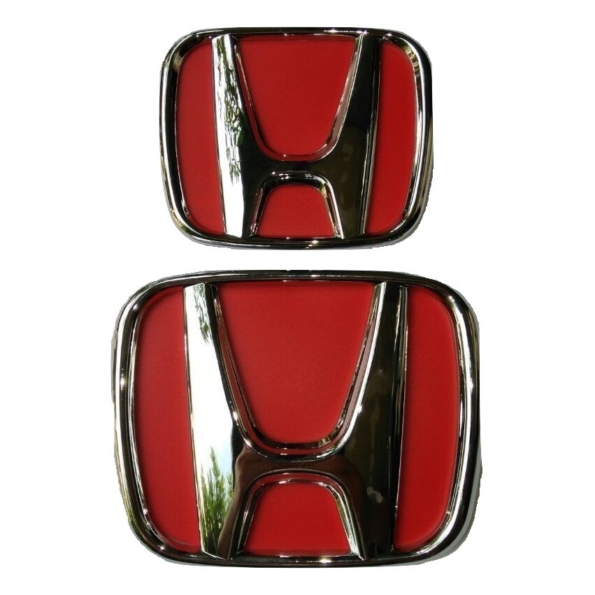 Emblem Logo Depan Belakang H HONDA BRIO Merah Kualitas