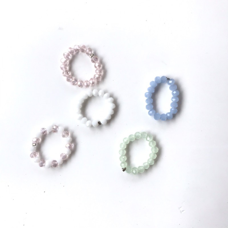 beaded rings