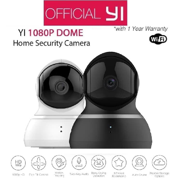 xiaomi yi dome home camera cctv 1080p international version shopee indonesia