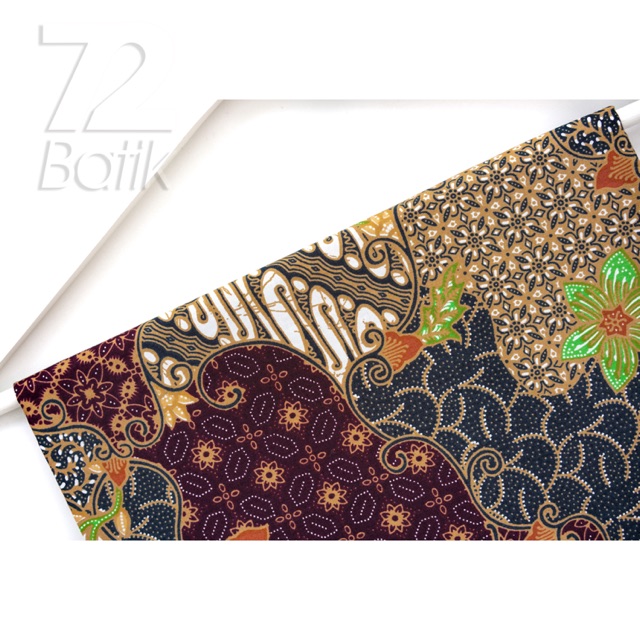 BAHAN BATIK PREMIUM Katun Motif Sekar Jagad Warna Ungu Violet 725285 Cap 72 Jarik Jarit Samping Kebat Panjang Batik Katun Modern Premium Bahan Seragam Batik Pernikahan Kantor Keluarga Murah Kamen Jadi Batik Bali Lembaran